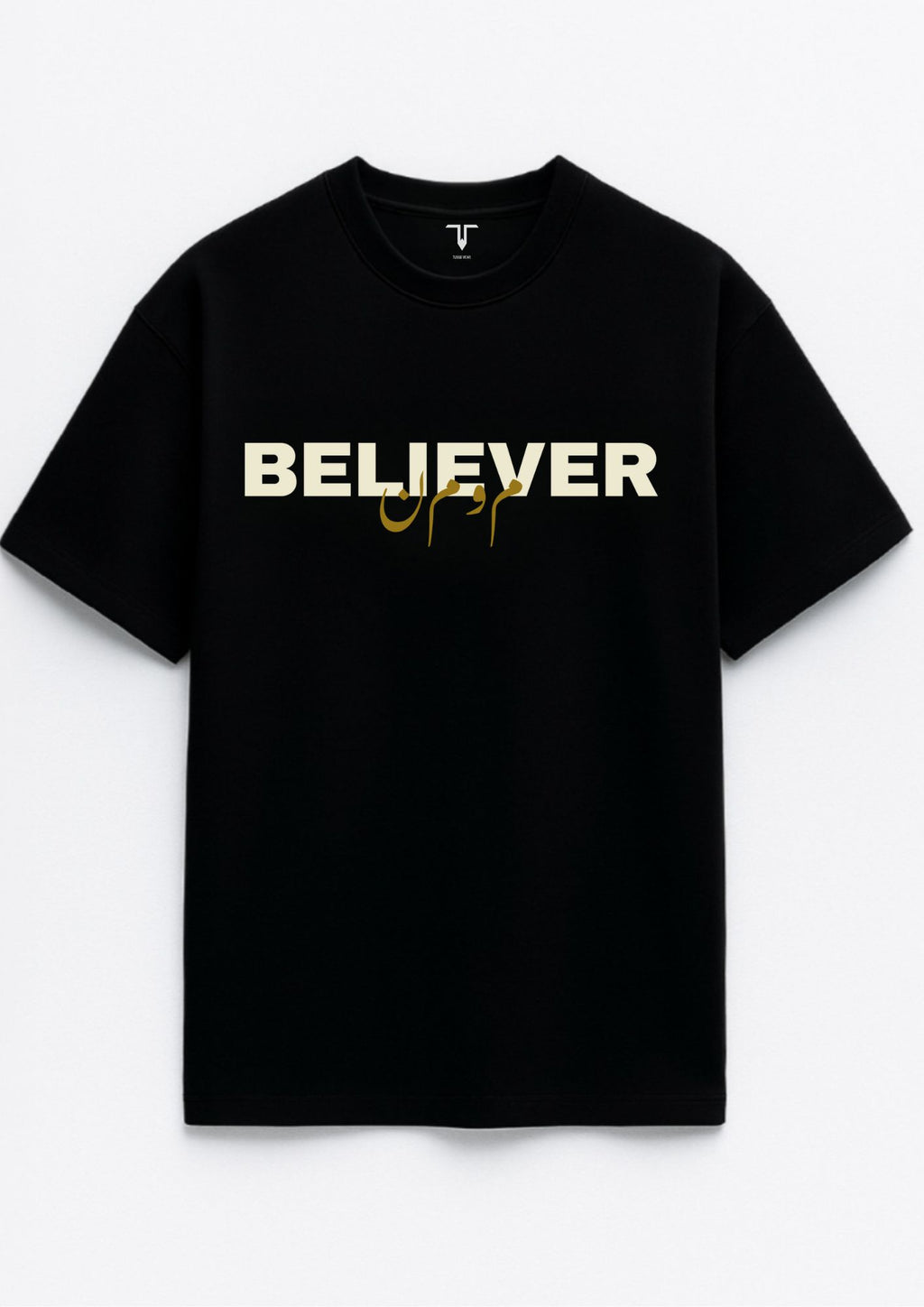 Unisex Black Oversized Tee