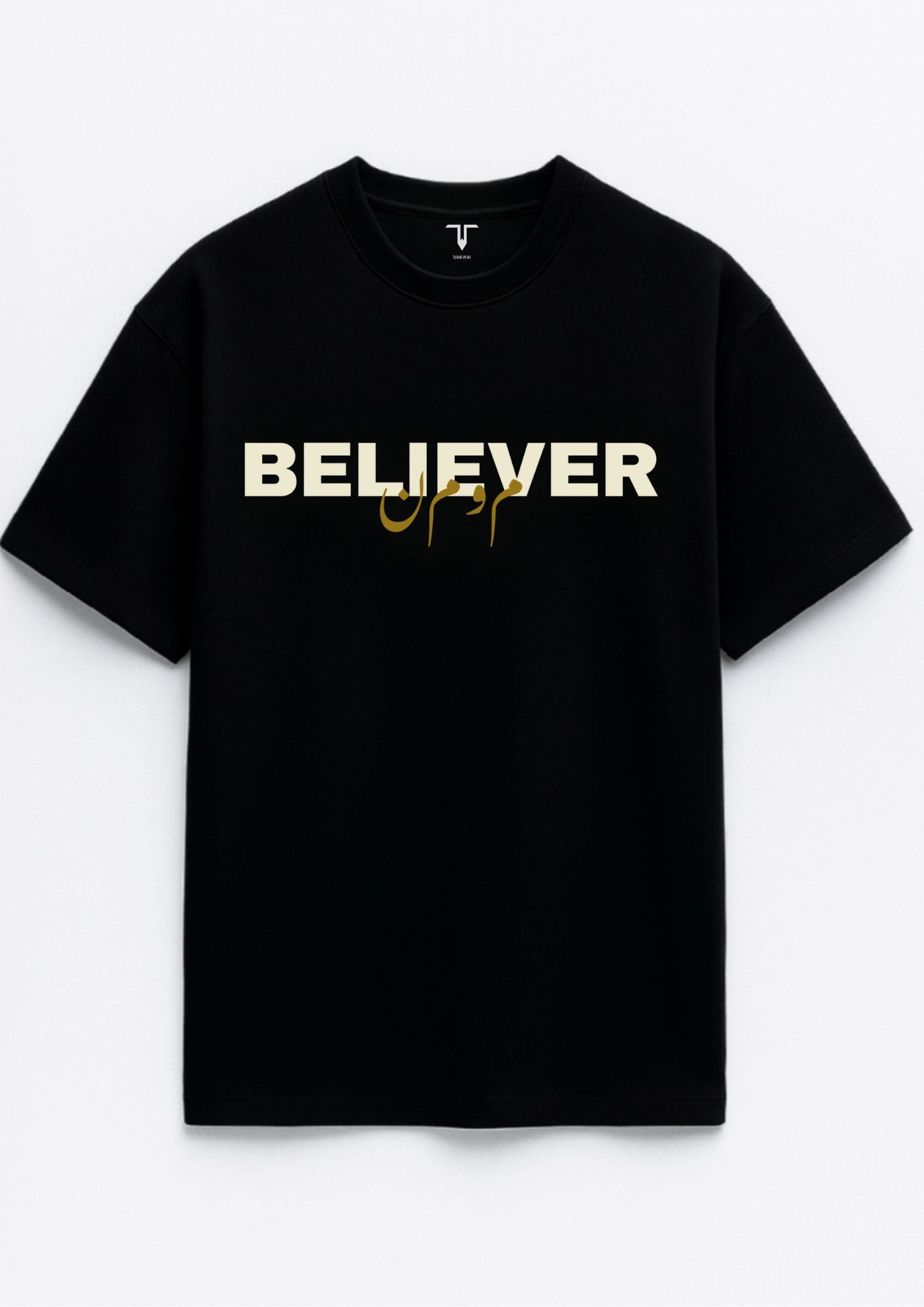 Unisex Black Oversized Tee